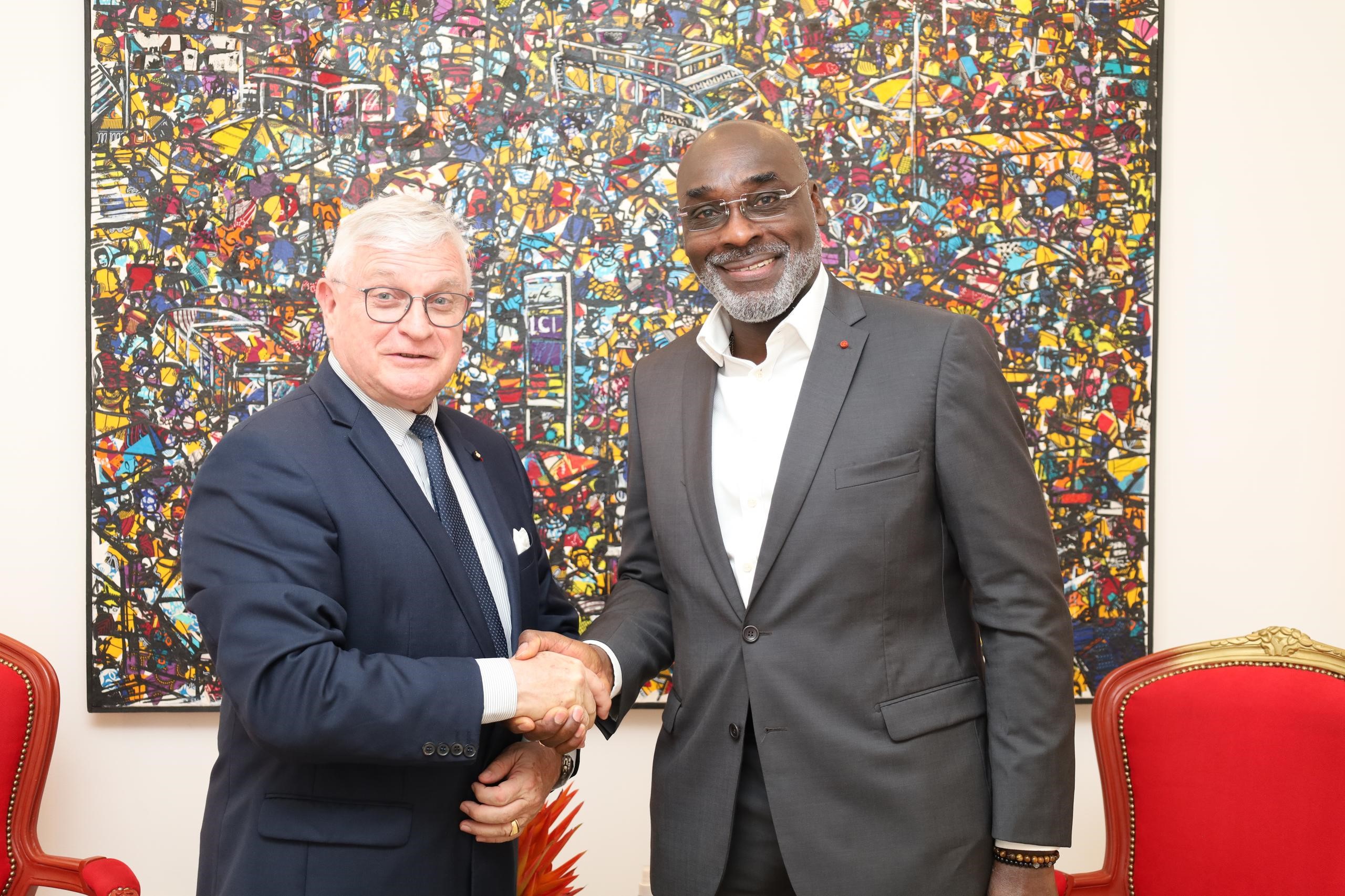 Visite au Maire de Cocody