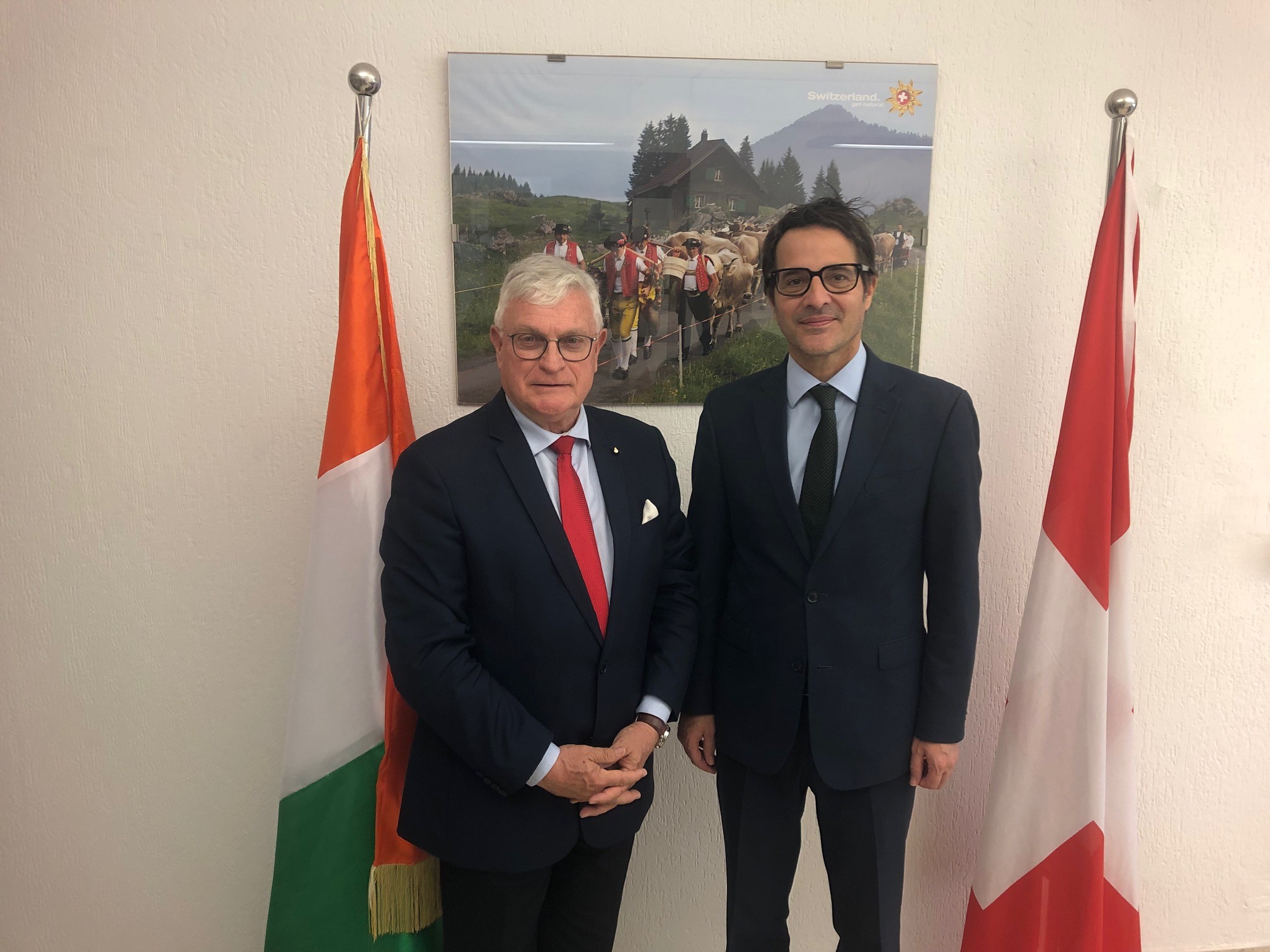 Visite à l’ambassadeur de Suisse