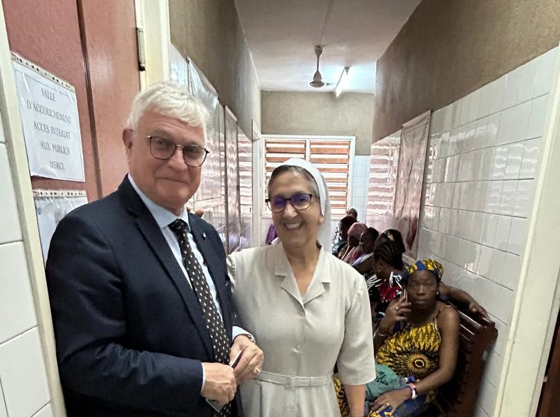 Visite du centre médical Ste Thérèse de l’enfant Jésus