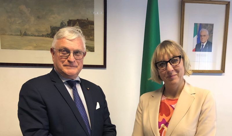 Visit to the Italian Ambassador