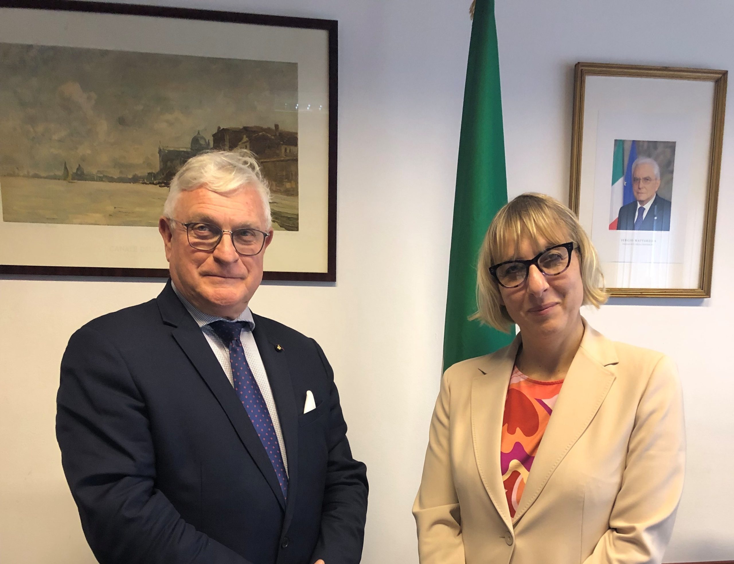 Visit to the Italian Ambassador