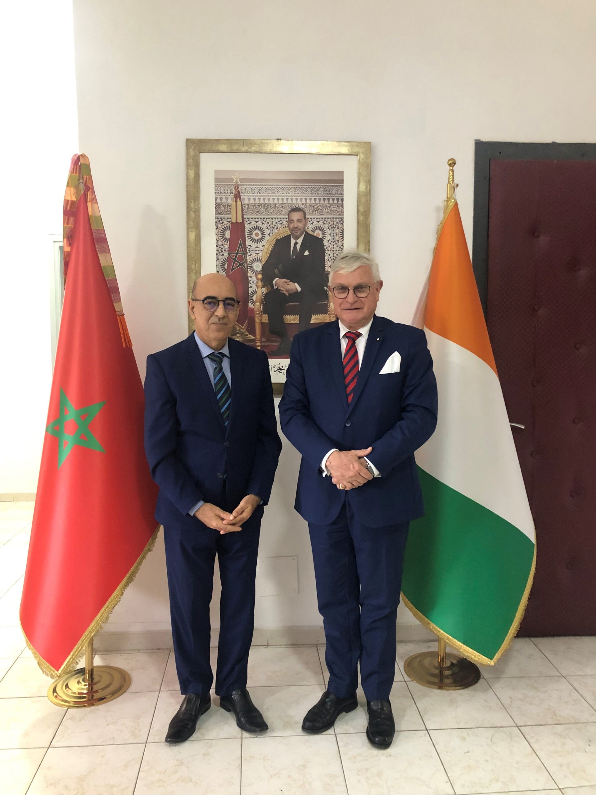 Visit to the Moroccan Embassy